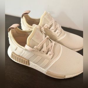 Adidas NMD R1 tan and pink